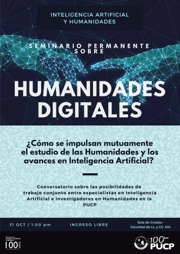 Seminario Permanente sobre Humanidades Digitales. Inteligencia Artificial y Humanidades