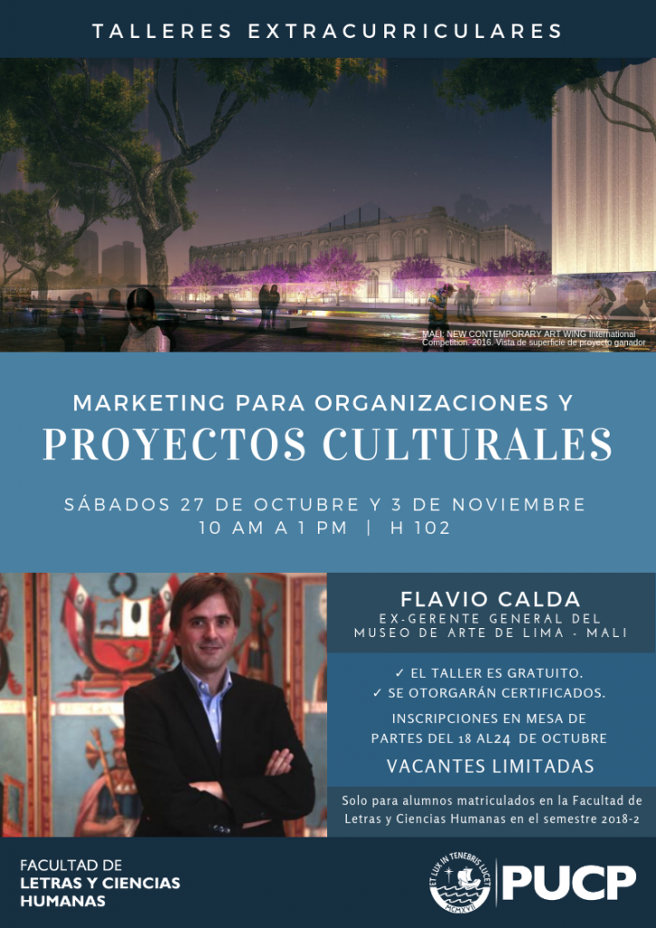 Taller | Marketing para Organizaciones y Proyectos Culturales