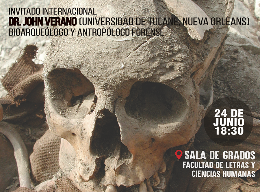 Charla | El testimonio de los huesos: La arqueología y la investigación forense en la búsqueda de personas desaparecidas