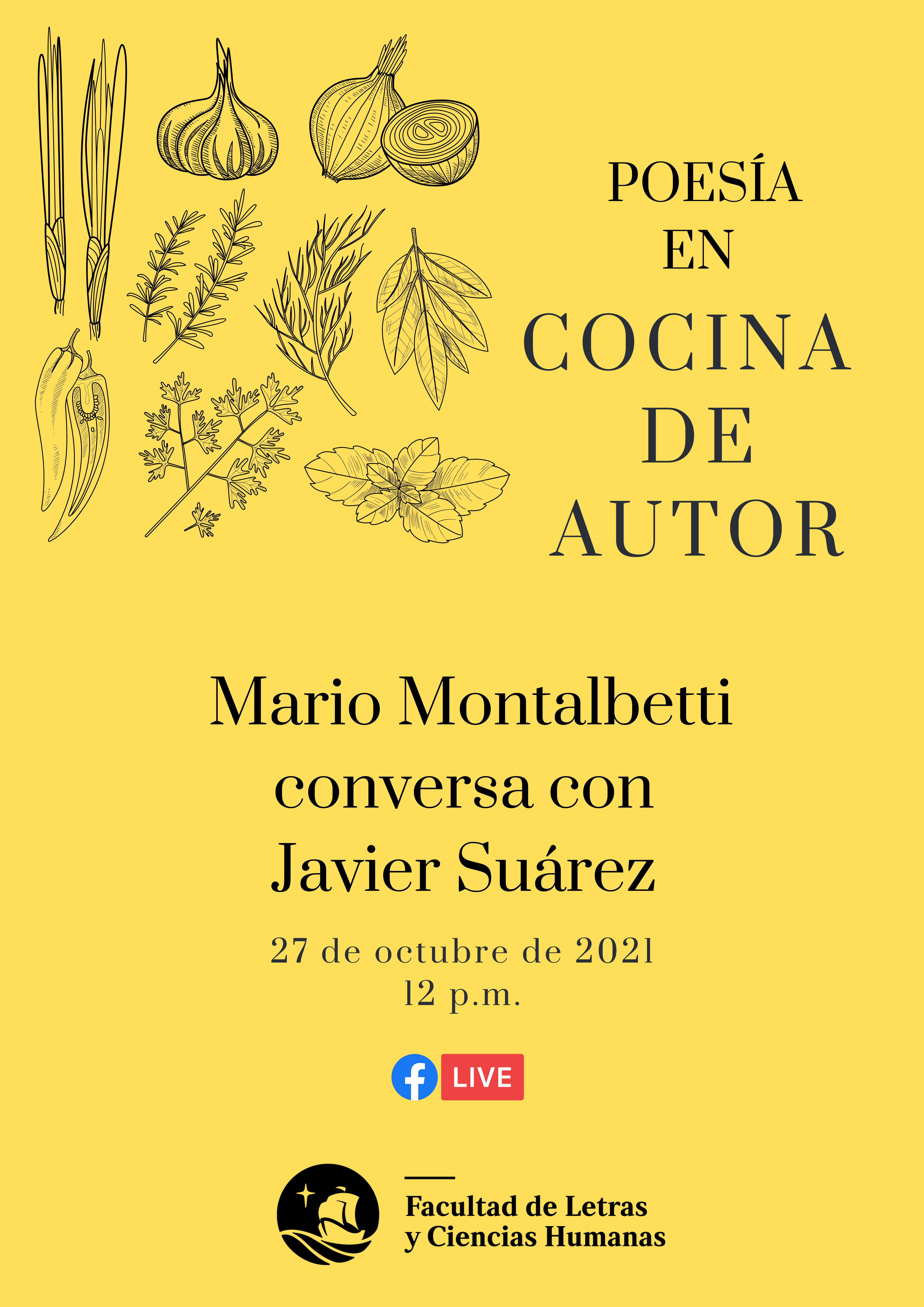 Poesía en Cocina de Autor | Mario Montalbetti