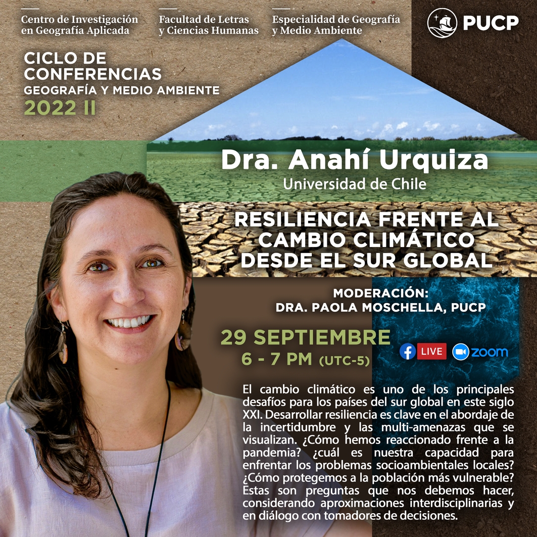 Conferencia | Resiliencia frente al cambio climático desde el sur global