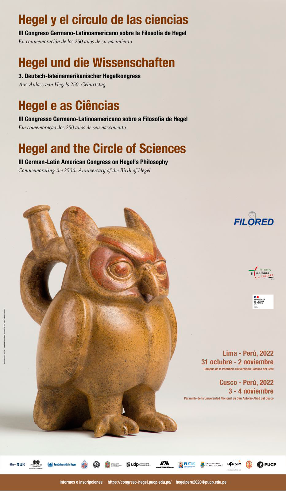 III Congreso Germano-Latinoamericano sobre la Filosofía de Hegel