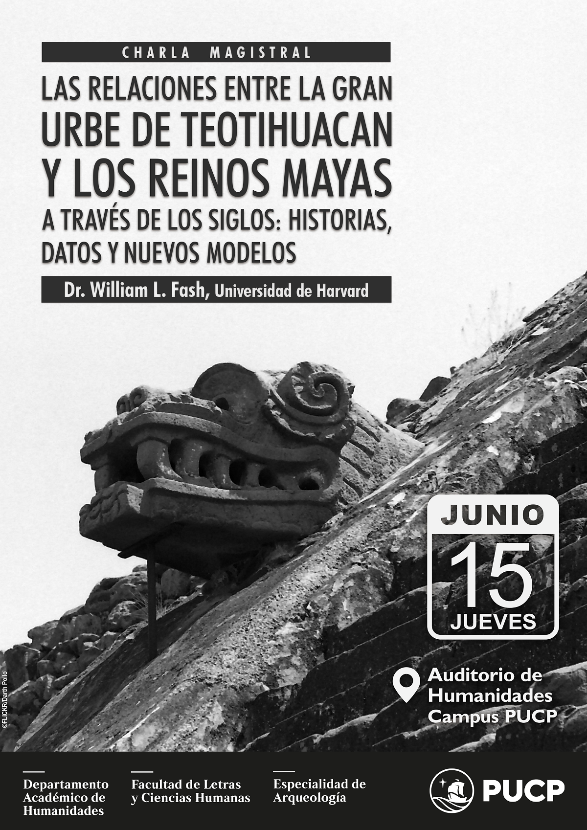 Charla | Las relaciones entre la gran urbe de Teotihuacan y los reinos Mayas a través de los siglos: Historias, datos y modelos nuevos