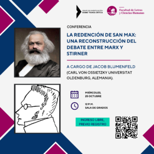 Conferencia | La redención de San Max: Una reconstrucción del debate entre Marx y Stirner