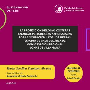 Sustentación de tesis | María Carolina Tuanama Alvarez