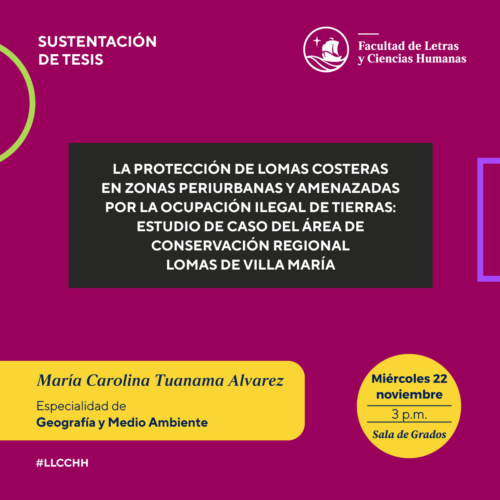 Sustentación de tesis | María Carolina Tuanama Alvarez