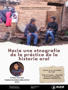 Conferencia | Hacia una etnografía de la práctica de la historia oral