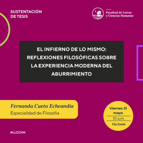 Sustentación de tesis | Fernanda Cueto Echeandía