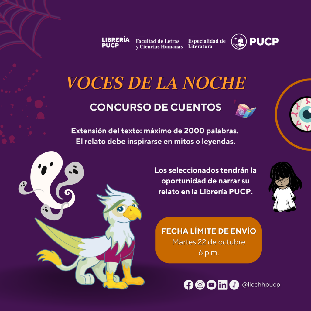 Concurso de cuentos “VOCES DE LA NOCHE”, para estudiantes de Literatura