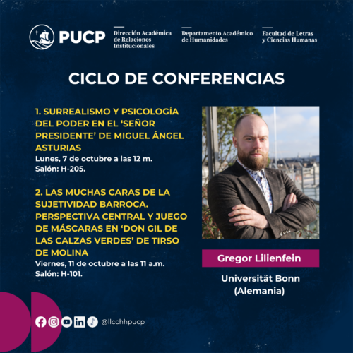 Ciclo de conferencias a cargo de Gregor Lilienfein (Universidad de Bonn)