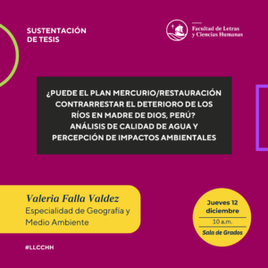 Sustentación de tesis | Valeria Falla Valdez