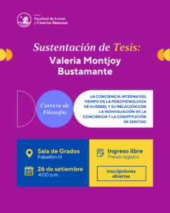 Sustentación de tesis | Valeria Montjoy Bustamante
