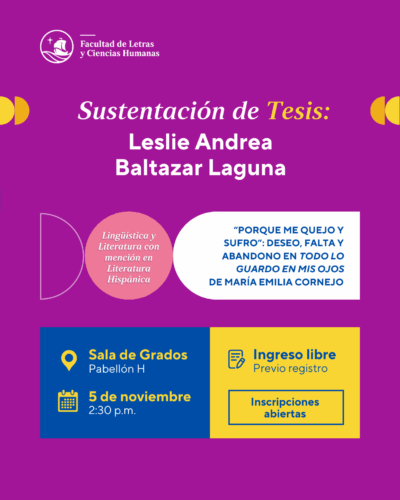Sustentación de tesis | Leslie Andrea Baltazar Laguna