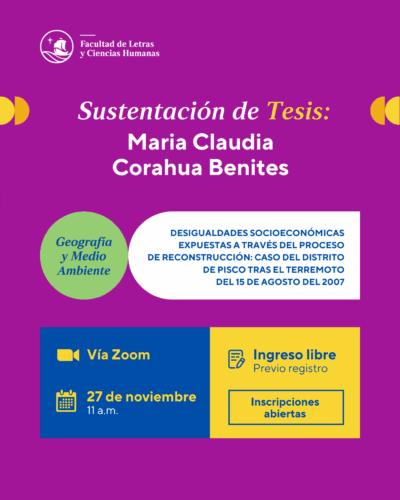 Sustentación de tesis | Maria Claudia Corahua Benites