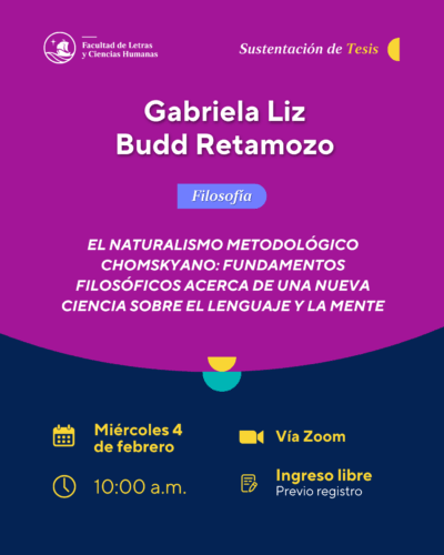 Sustentación de tesis |  Gabriela Liz Budd Retamozo