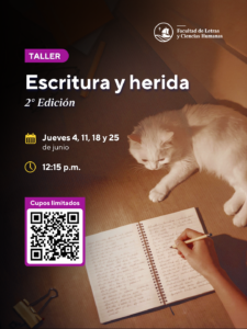 Taller Escritura y herida – 2.ª edición