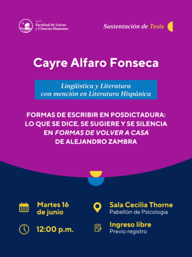 Sustentación de tesis | Cayre Alfaro Fonseca