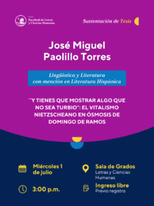 Sustentación de tesis | José Miguel Paolillo Torres