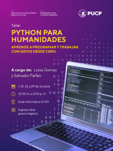Python para Humanidades: aprende a programar y trabajar con datos desde cero
